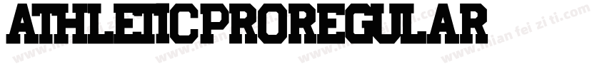Athletic Pro Regular字体转换